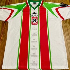 ATLETICA TECATE Soccer Football Jersey Kit  Men's Large MEXICO Vintage Sport